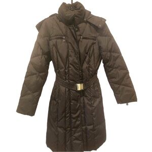 Andrew Marc Women's Dark Brown Puffer Coat